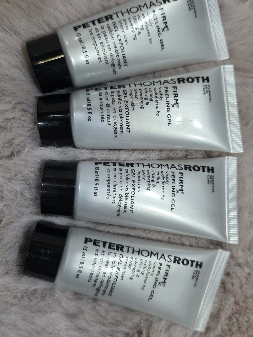 Peter Thomas Roth FIRMx Peeling Gel 0.5 oz x4 NEW Sealed Bundle